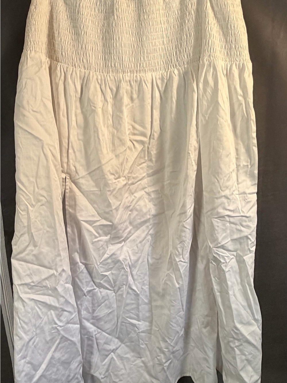 wild fable White Smocked Maxi Skirt XXL - Picture 5 of 6
